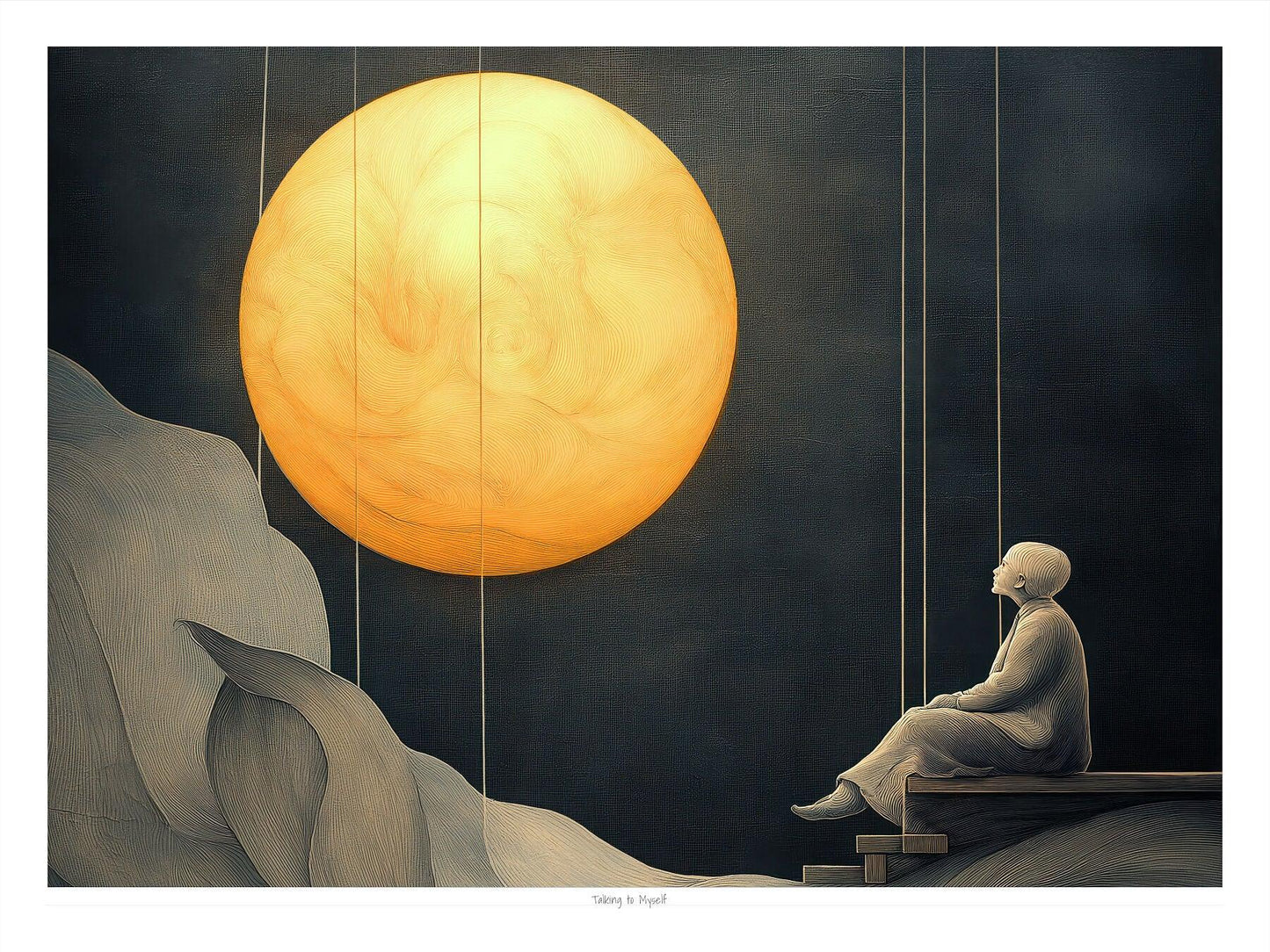 Talking to Myself — Archival Print Edition of 15 - Will Flavell Art