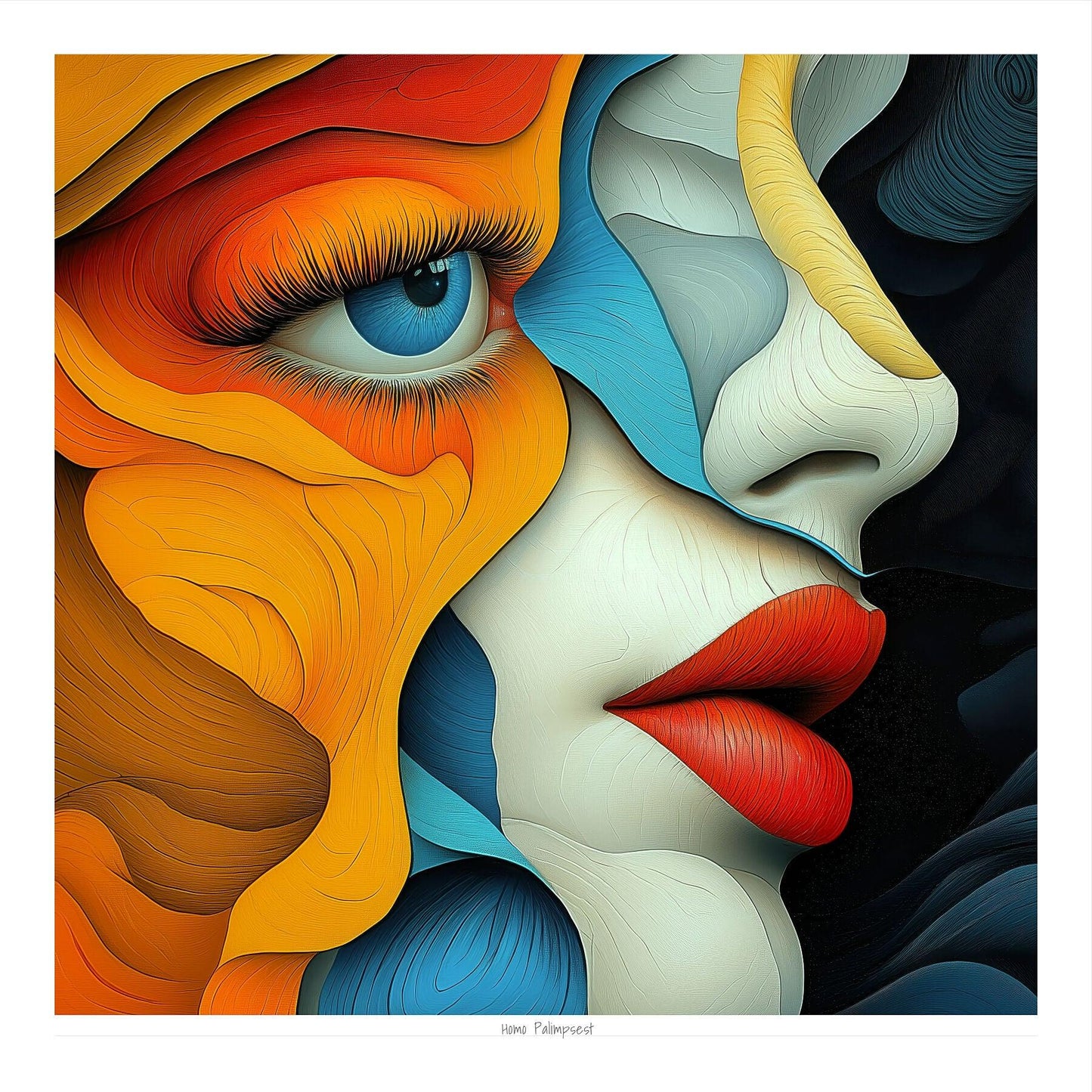 Homo Palimpsest — Archival Print Edition of 15 - Will Flavell Art