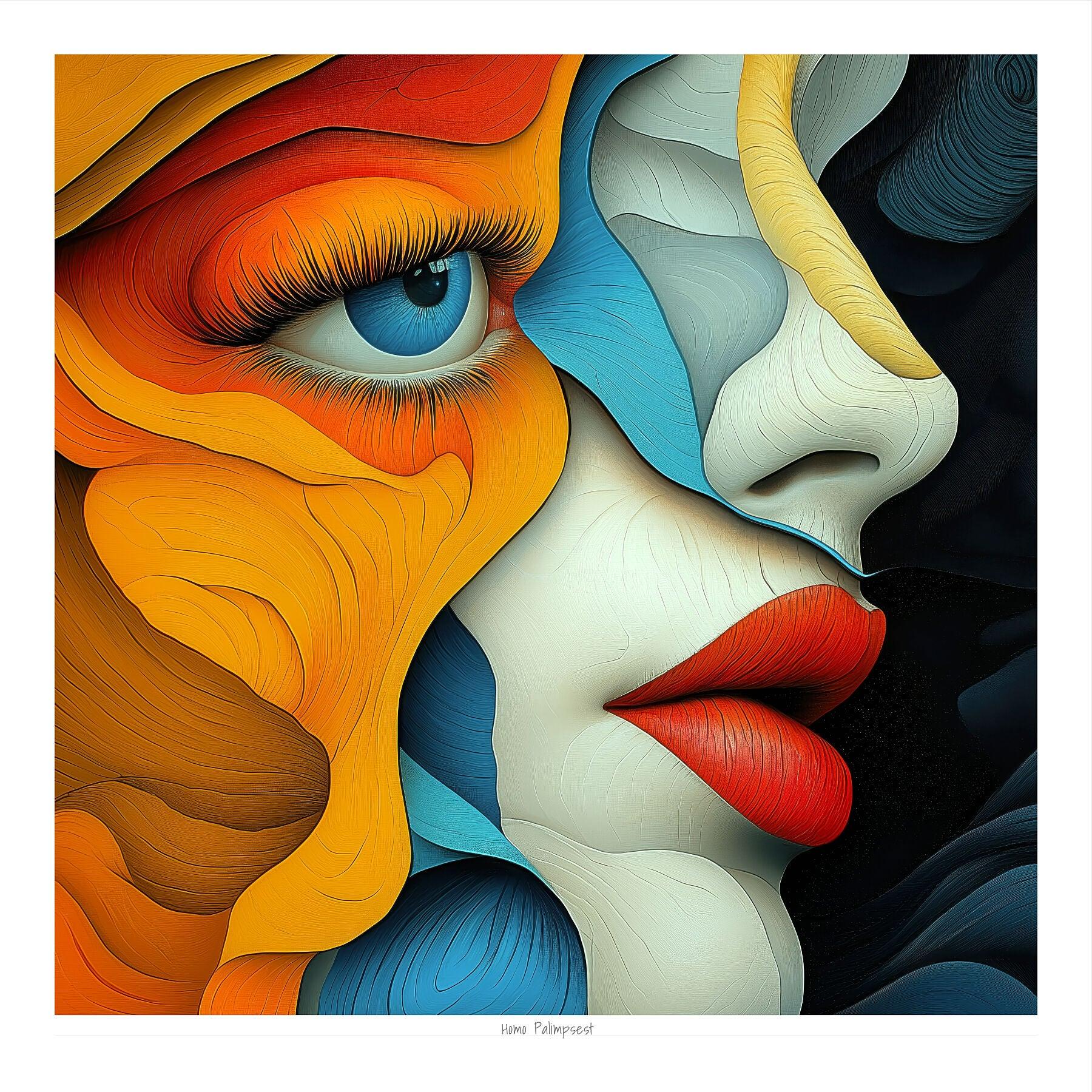 Homo Palimpsest — Archival Print Edition of 15 - Will Flavell Art