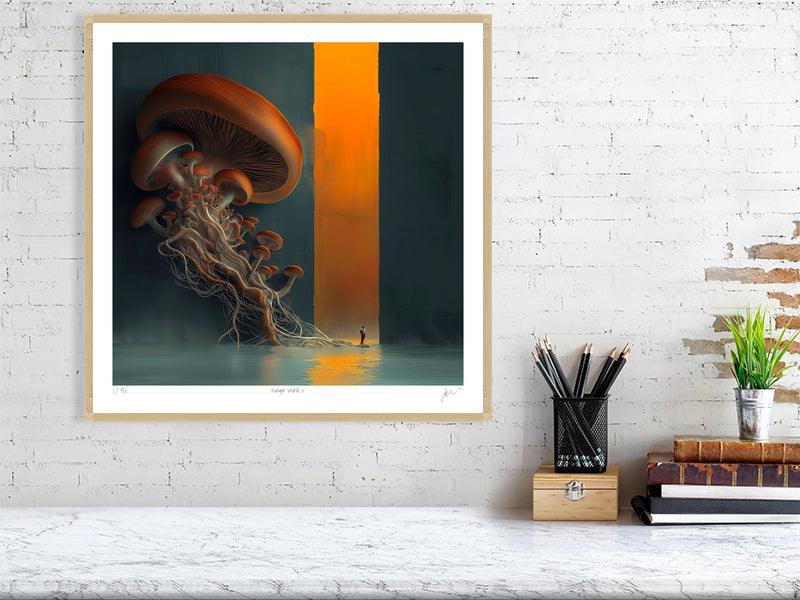Fungal World 2 — Archival Print Edition of 30 - Will Flavell Art