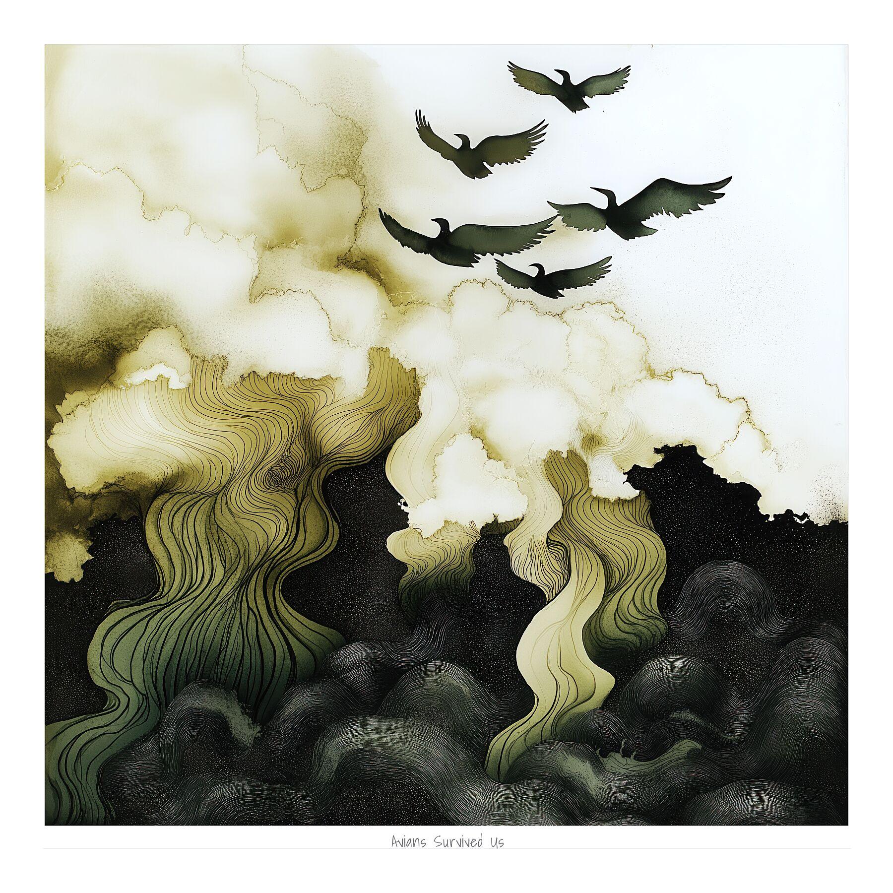 Avians Survived Us — Archival Print Edition of 25 - Will Flavell Art