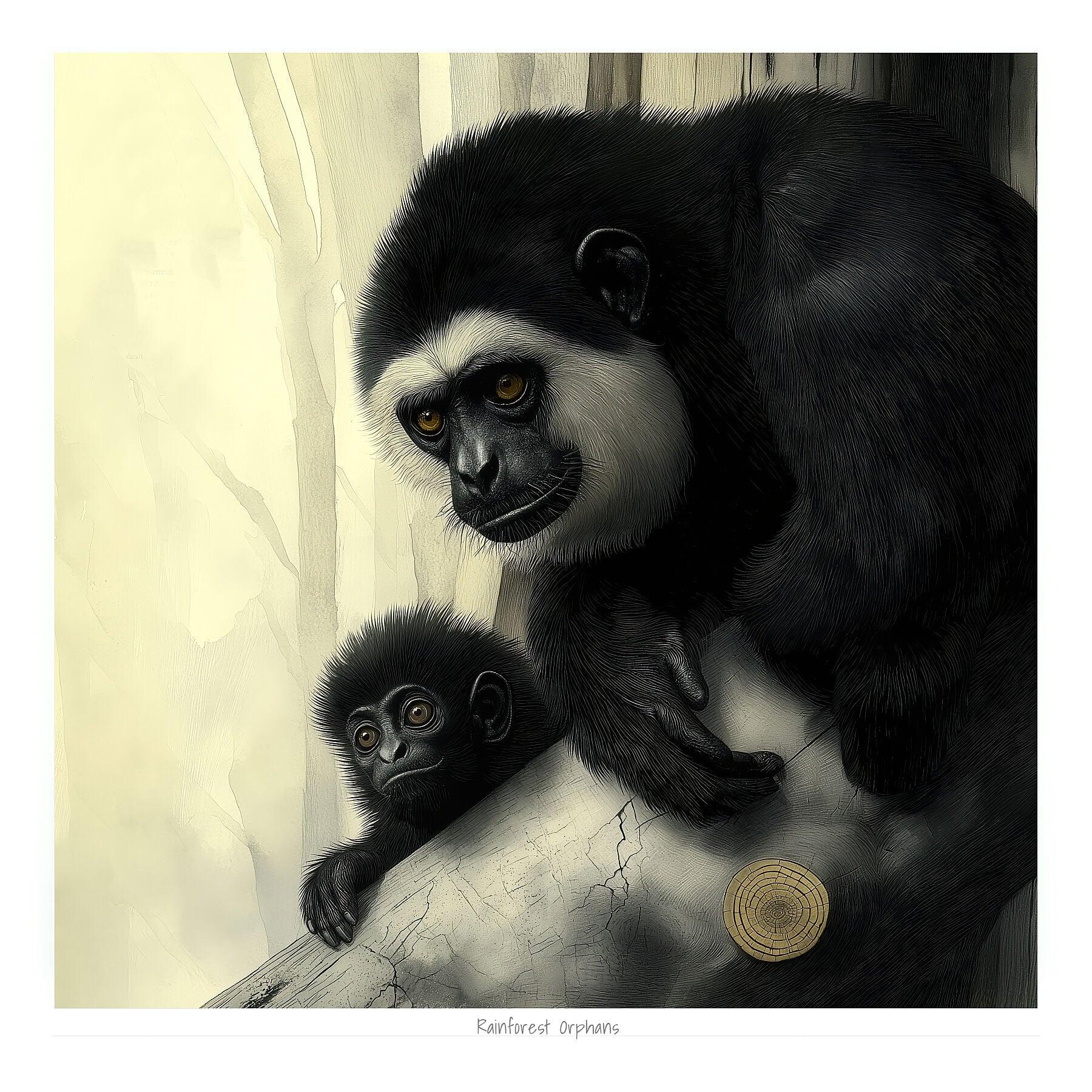Rainforest Orphans — Archival Print Edition of 50 - Will Flavell Art