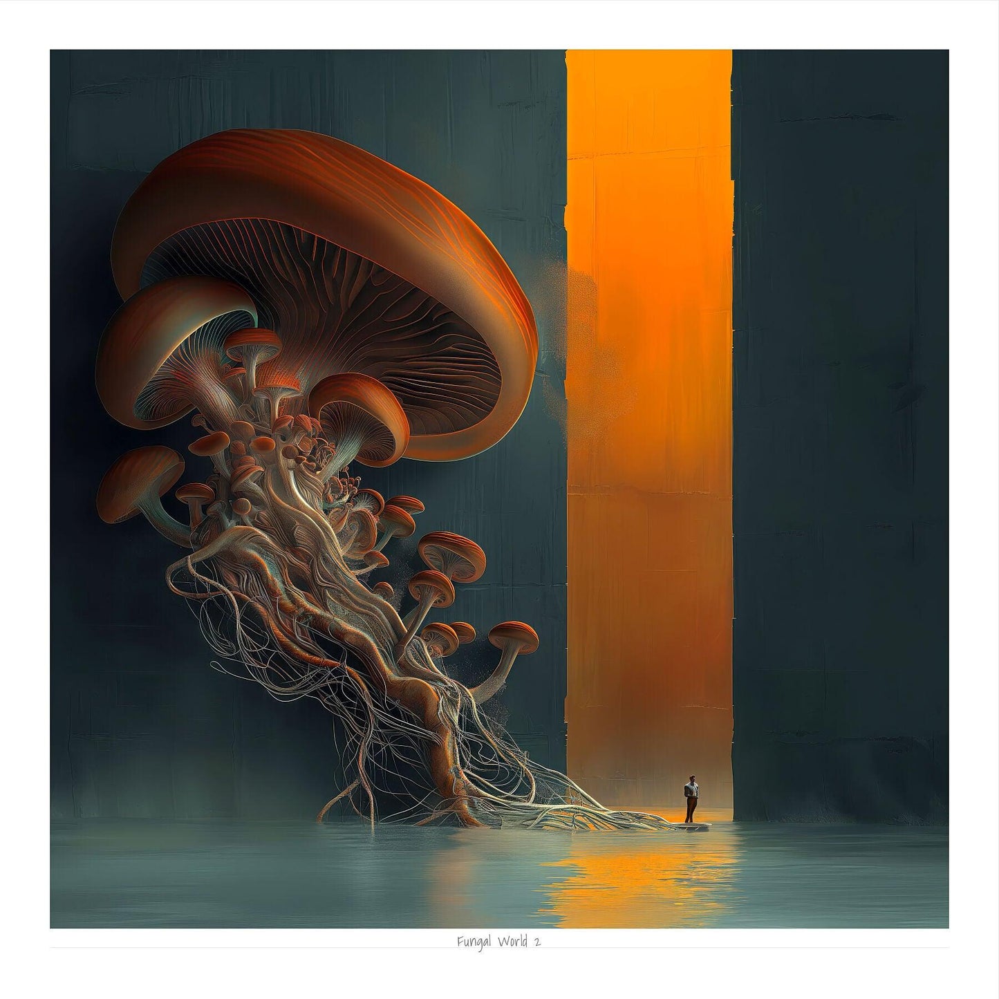 Fungal World 2 — Archival Print Edition of 30 - Will Flavell Art
